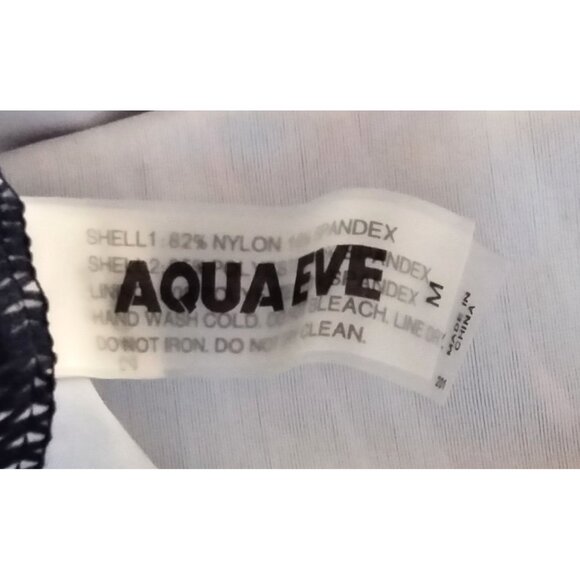 Aqua Eve Size Medium Two Piece Swim Set Galaxy Print Tankini & Shorts - Picture 7 of 8